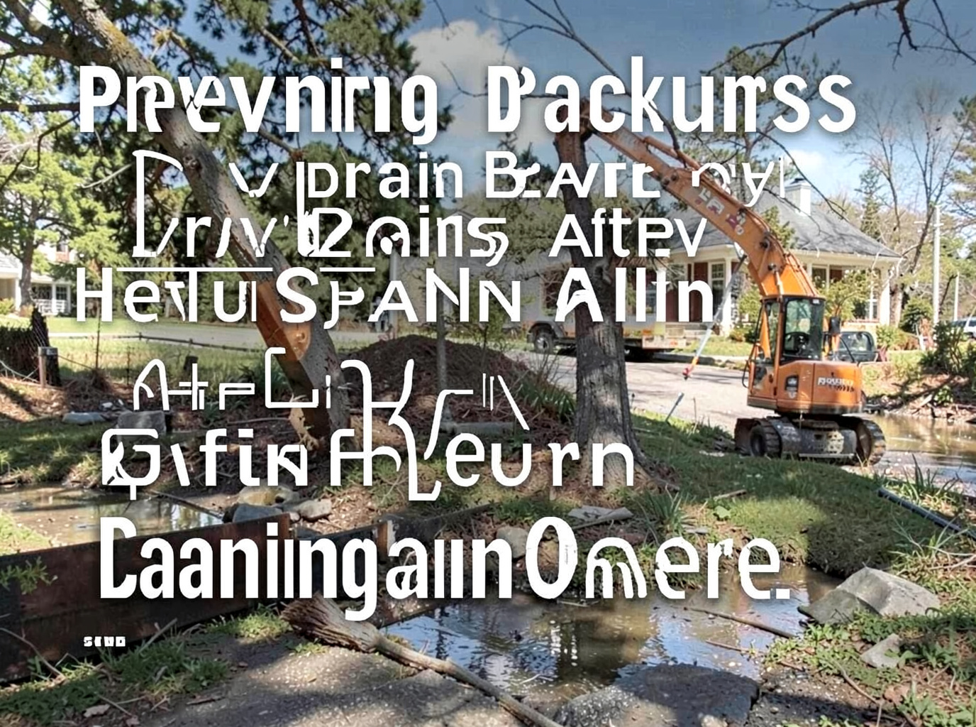 Preventing Drain Backups After Heavy Spring Rains in Moore